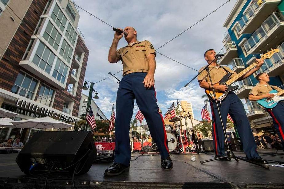 Marine Band San Diego performing a "Shut Up and Dance" cover by Walk The Moon